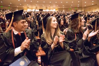 PharmD graduates at commencement